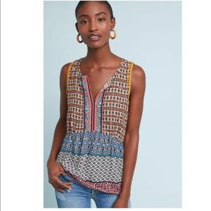 Ranna Gill Anthro Sleeveless Tiered/Peplum 🧜🏼‍♀️